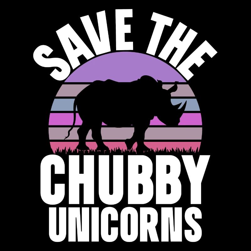 Save The Chubby Unicorns Fat Rino