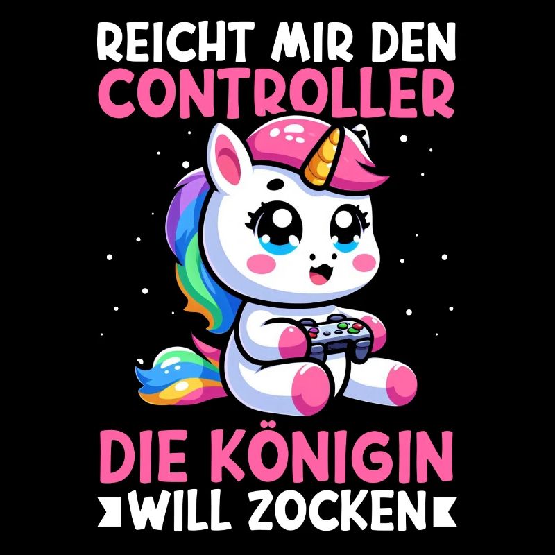 Hands me the controller, the queen wants to play