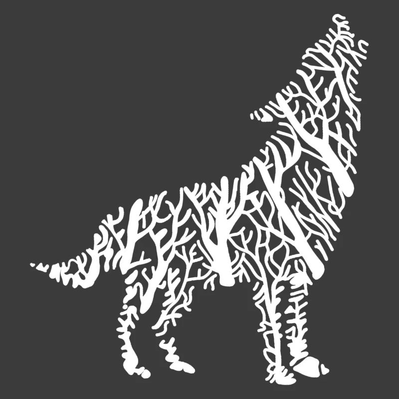 Wolf trees howling