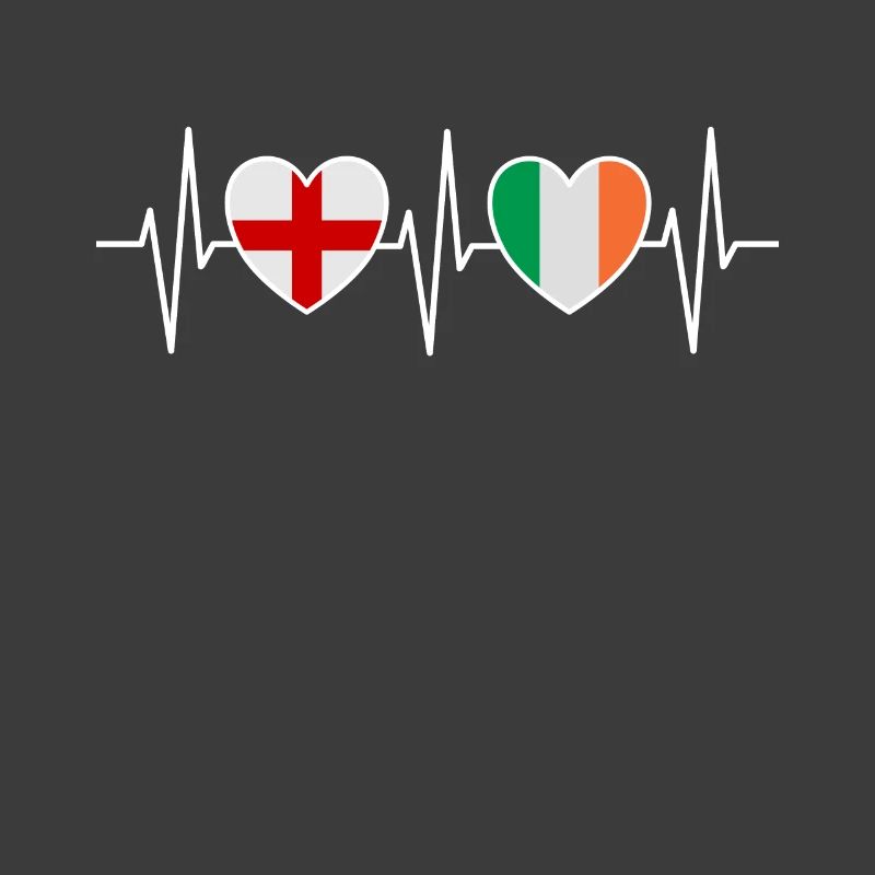 Drapeaux du drapeau irlandais de l’Angleterre et de l’Irlande