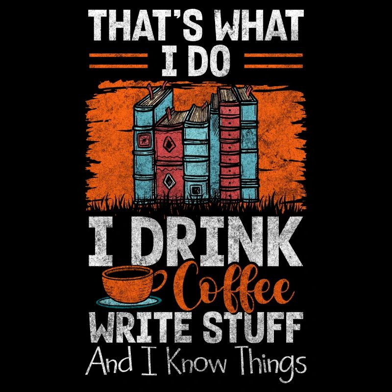 Author Writing Novel Crime