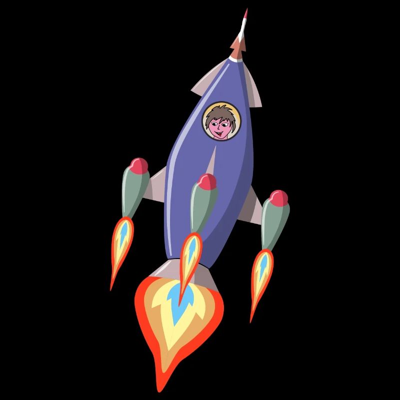 Rocket Spaceship Astronaut