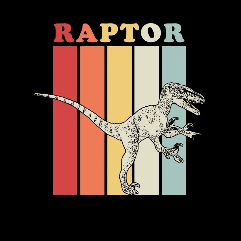 Raptor cadeau rétro