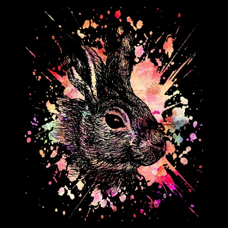 Aquarelle lapin