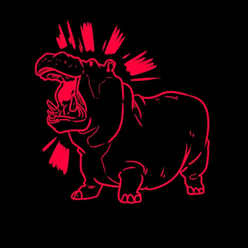 Hippopotamus roar