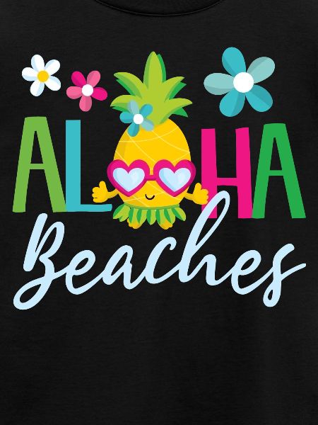 Aloha Beaches ananas-tekening voor de zomer