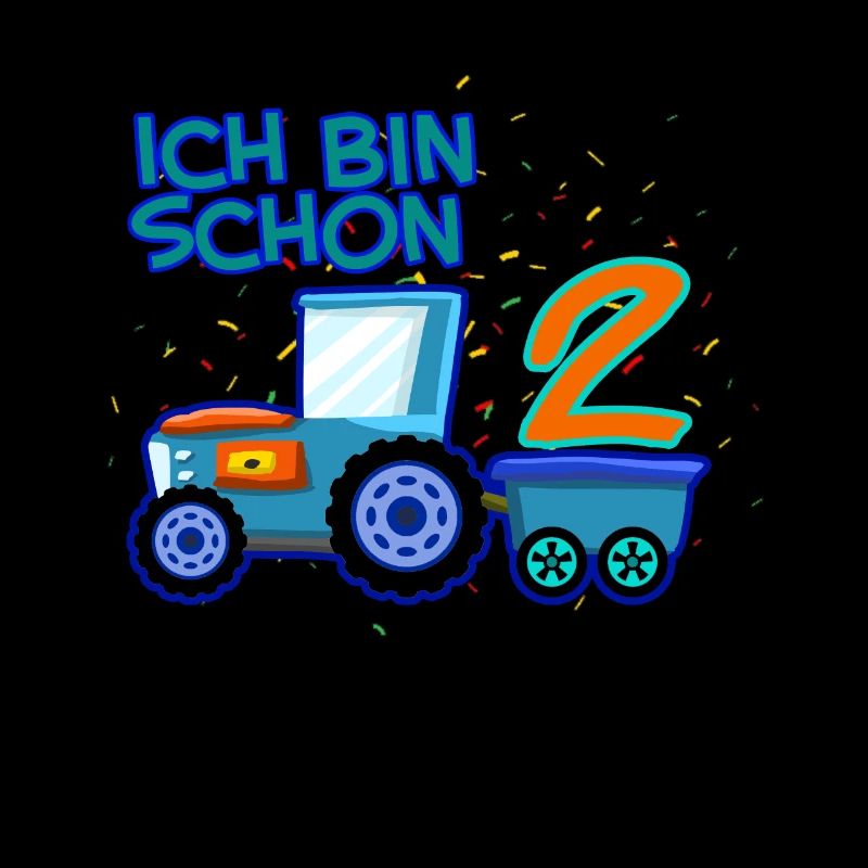 Traktor Ich Bin Schon 2 Geburtstag