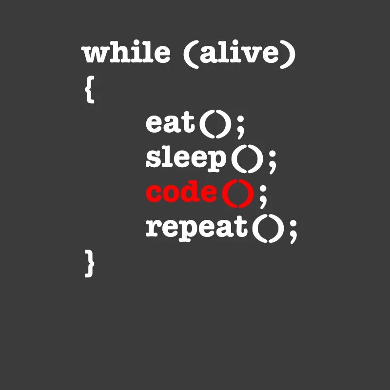 Répétition du code de sommeil While Alive Eat - Informaticien