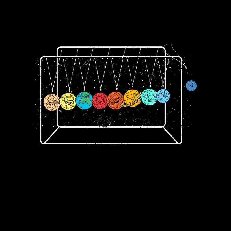 Verabschiedung von Pluto Planeten Geschenk