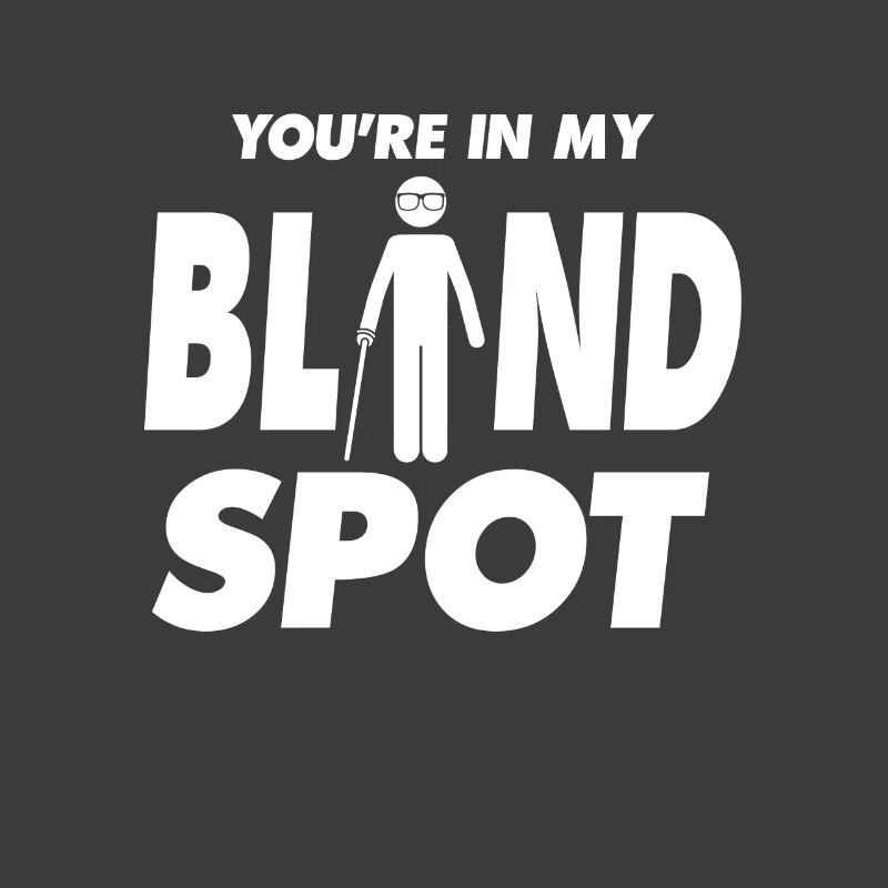 Conception de sarcasme à angle mort