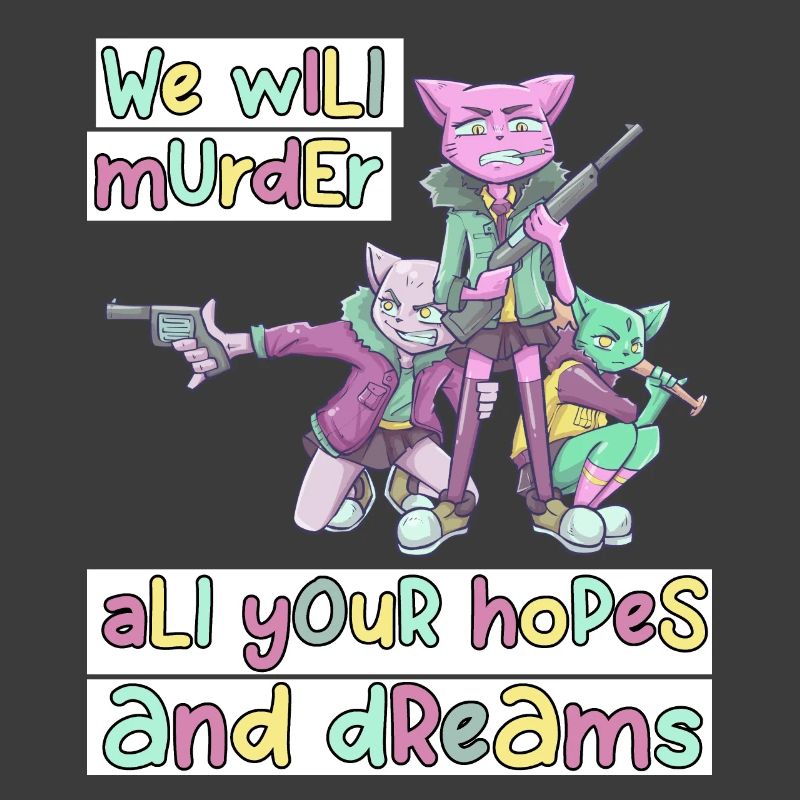 Patel Goth Kawaii Anime Comic Cats Gothic