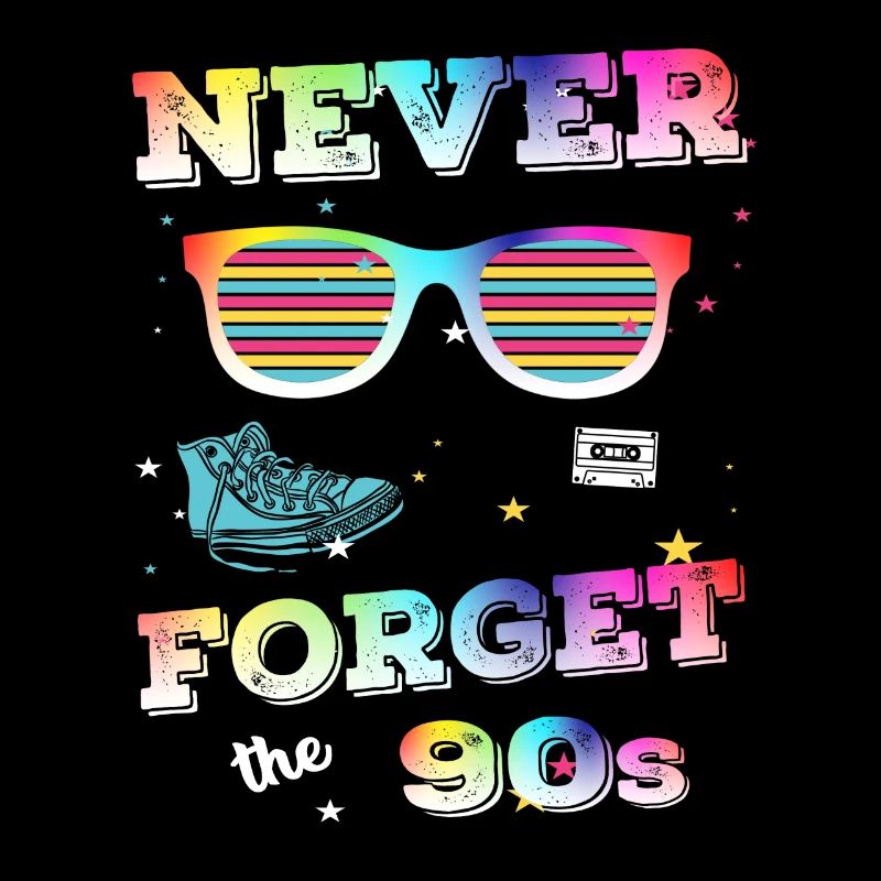 never forget the 90s nineties retro