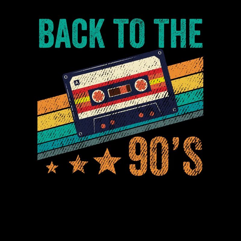 Back to the 90s 90s Theme Party Cassette