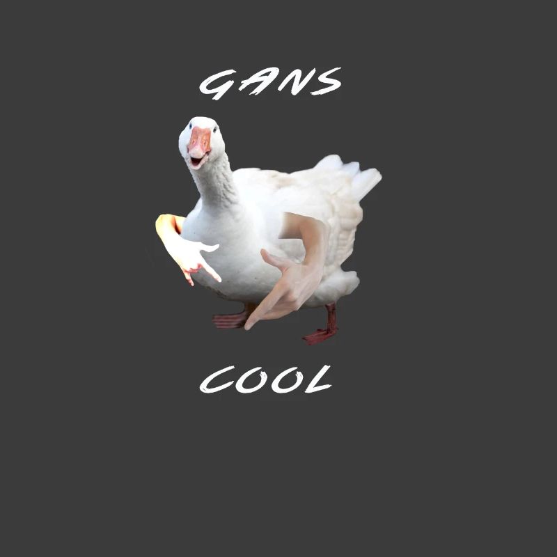 Goose cool, funny meme design