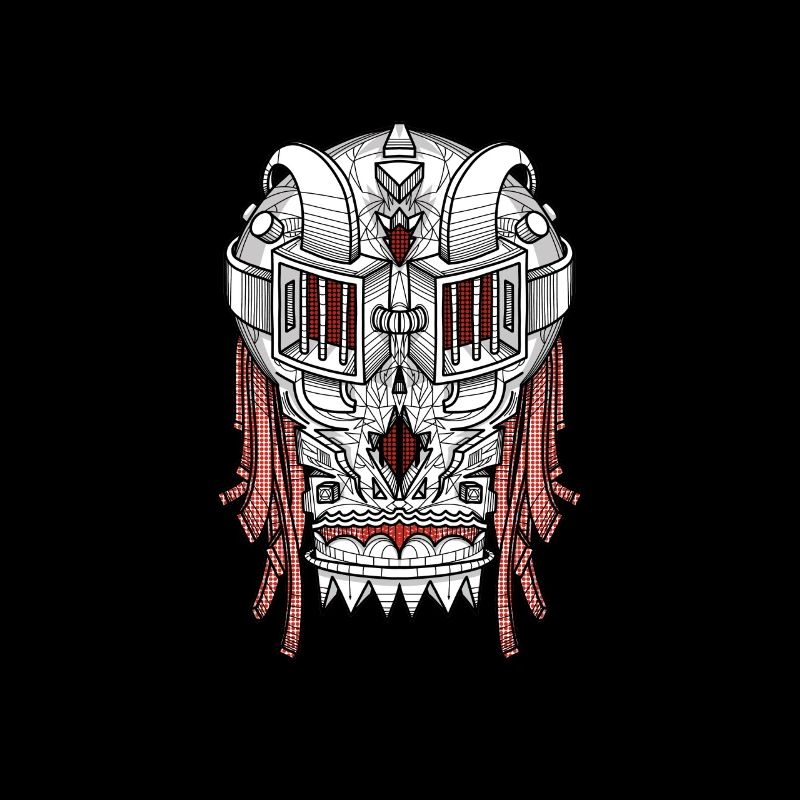Skull Futuristic