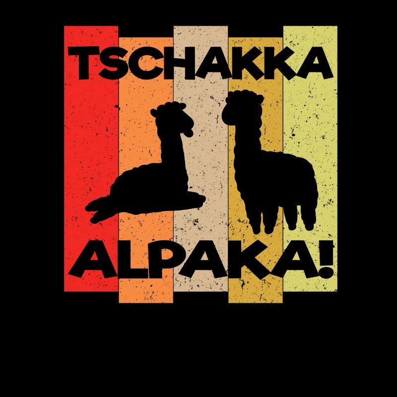 Alpaca Lama Alpacas Tschakka Funny Gift
