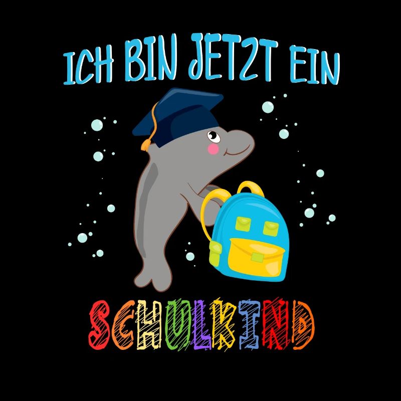 Schulkind 2021 Delfin Einschulung Schulstart