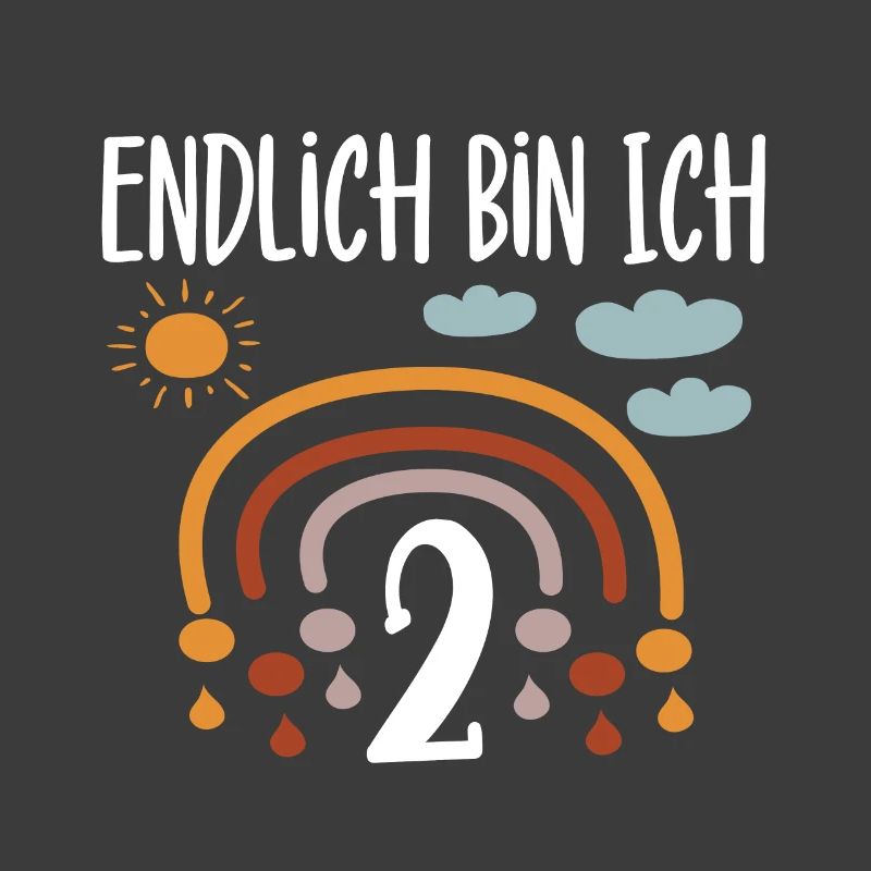 2. Geburtstag Endlich ich bin 2 Geburtstagsdesign