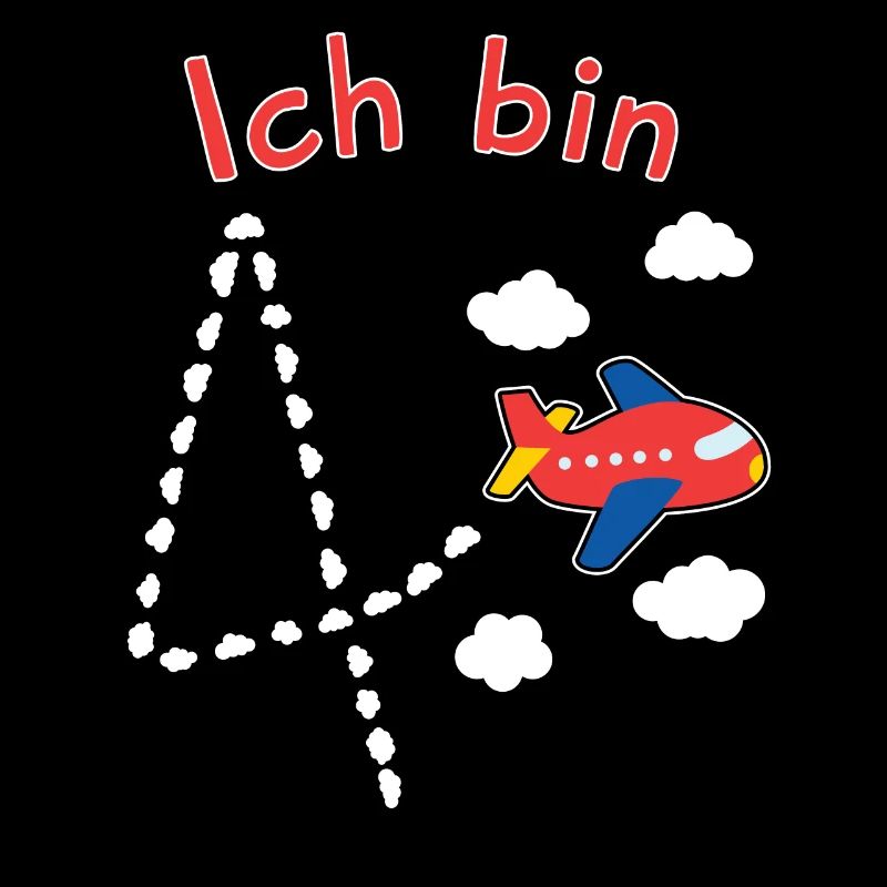 Jungen Geburtstagsshirt 4 Jahre Geburtstag