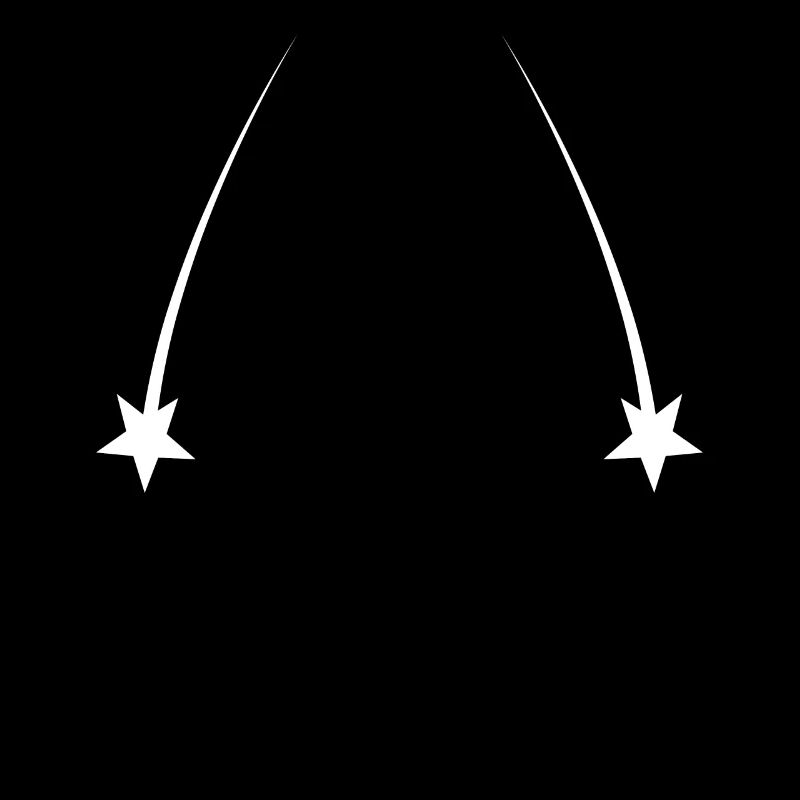 Shooting Stars White