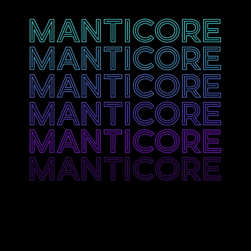 Mantikor Folklore persan Grec Rétro