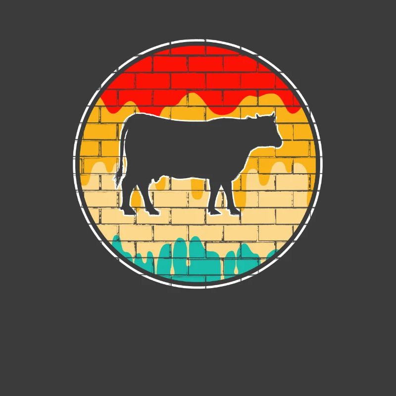 Bœuf de vache Retro