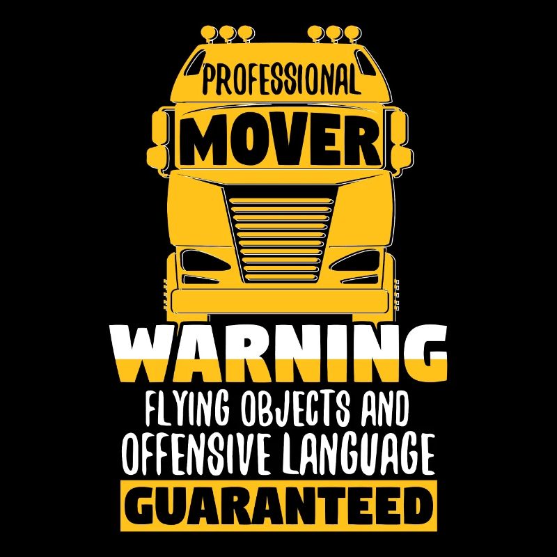 Professional Mover Trucker Warning