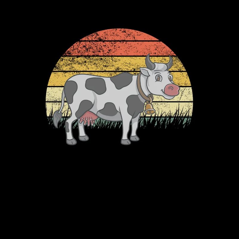 Cow Cows Cattle Calf Calf Bulls Retro Vintage