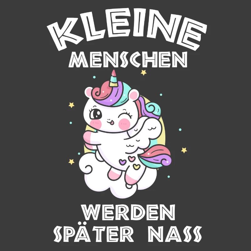 Einhorn Kleine Menschen werden später nass