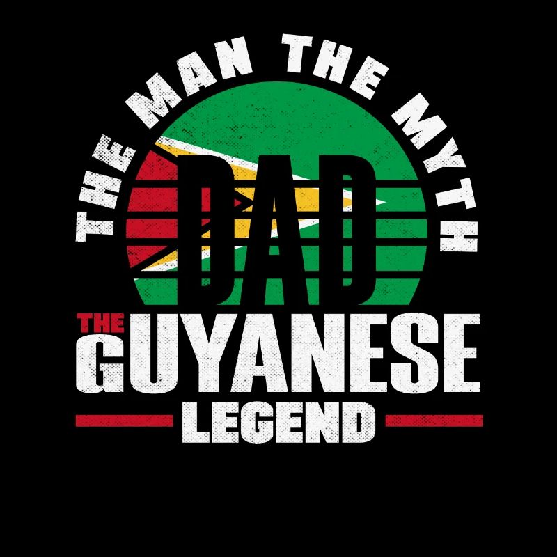 Guyana Guyana Guyana Drapeau Père