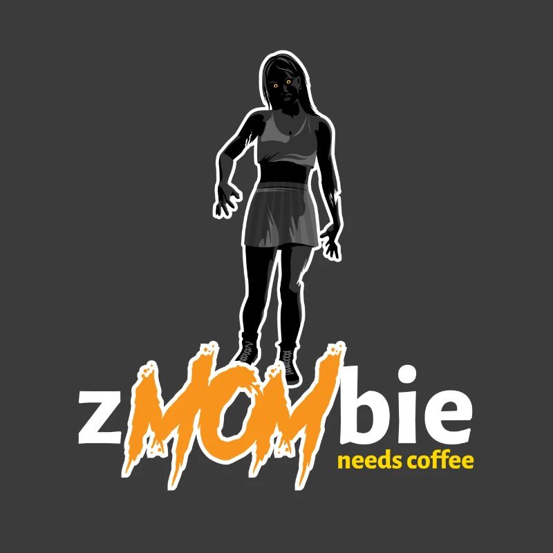 Zombie Mom Needs Coffee Halloween