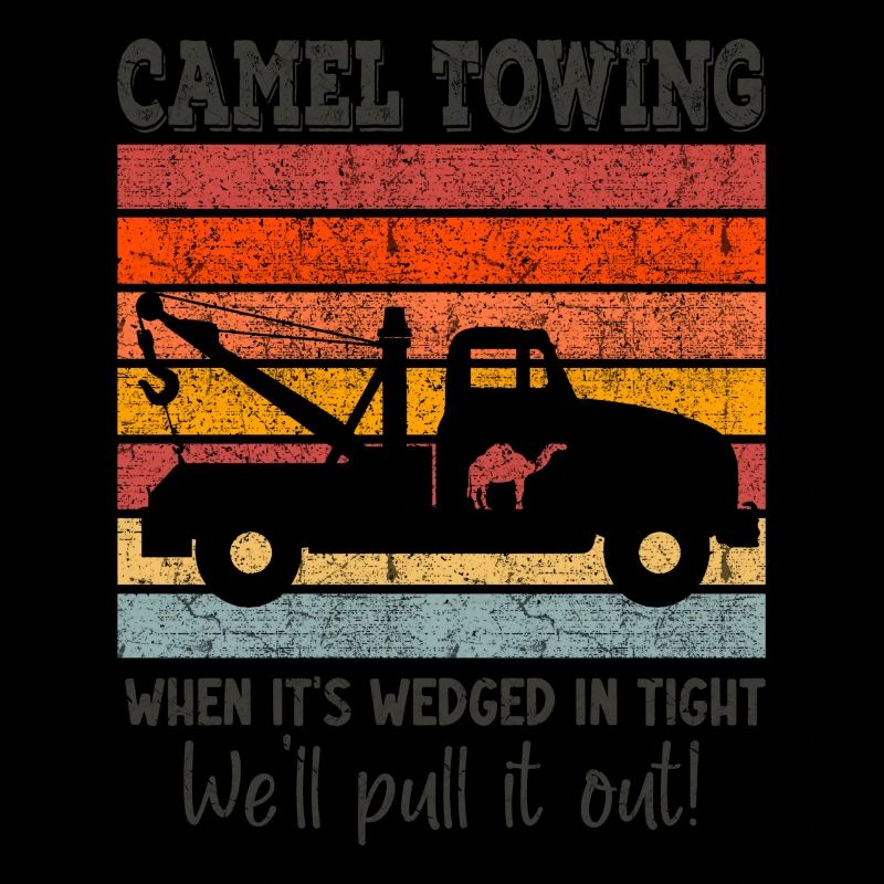 Camel Towing- When It's Wedged In Tight - Funny