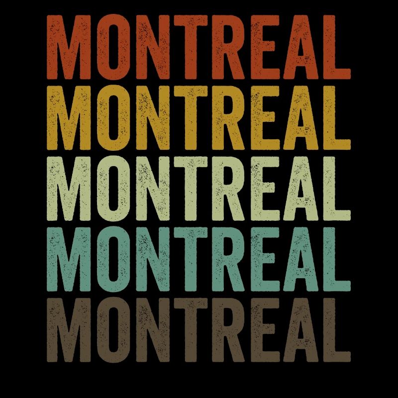 Montreal Canada Retro Vintage