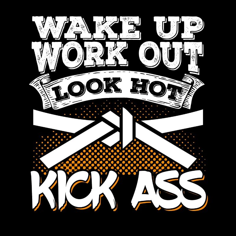 Karate Black Belt Gi Uniform Wake