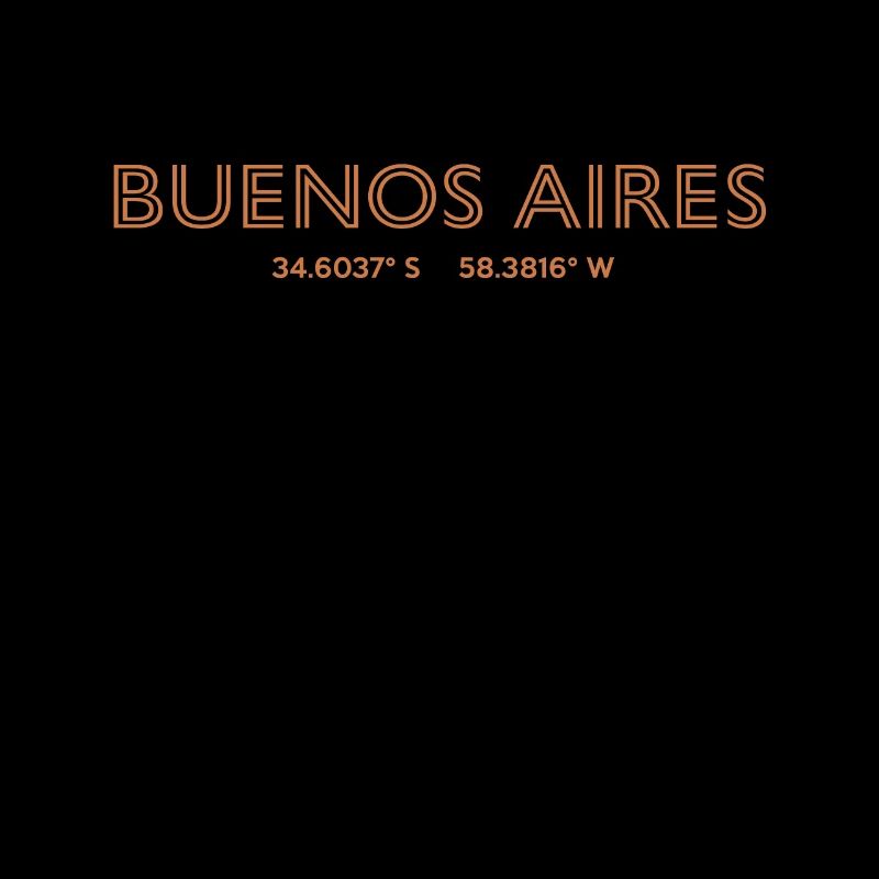 Argentina city coordinates - Buenos Aires