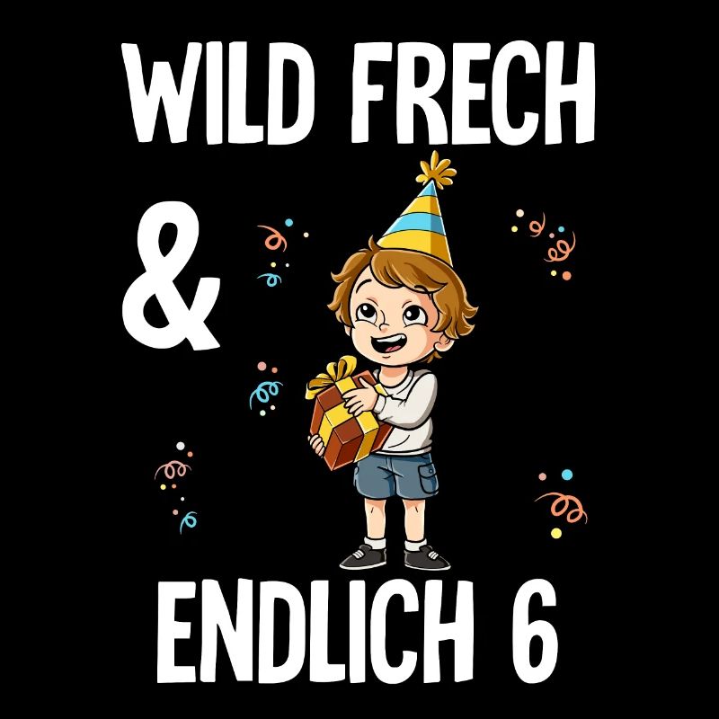 6. Geburtstag Junge Wild Frech Und Endlich 6 Jahre