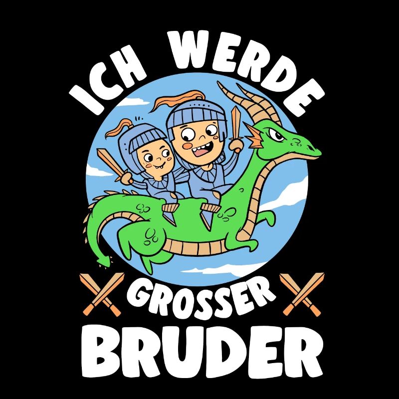 Ich werde Grosser Bruder Kinder Baby Nachwuchs