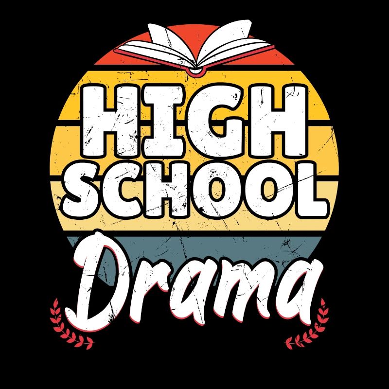 High School Drama Vintage Distressed