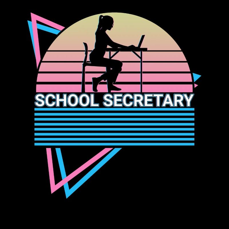 Schulsekretärin Retro