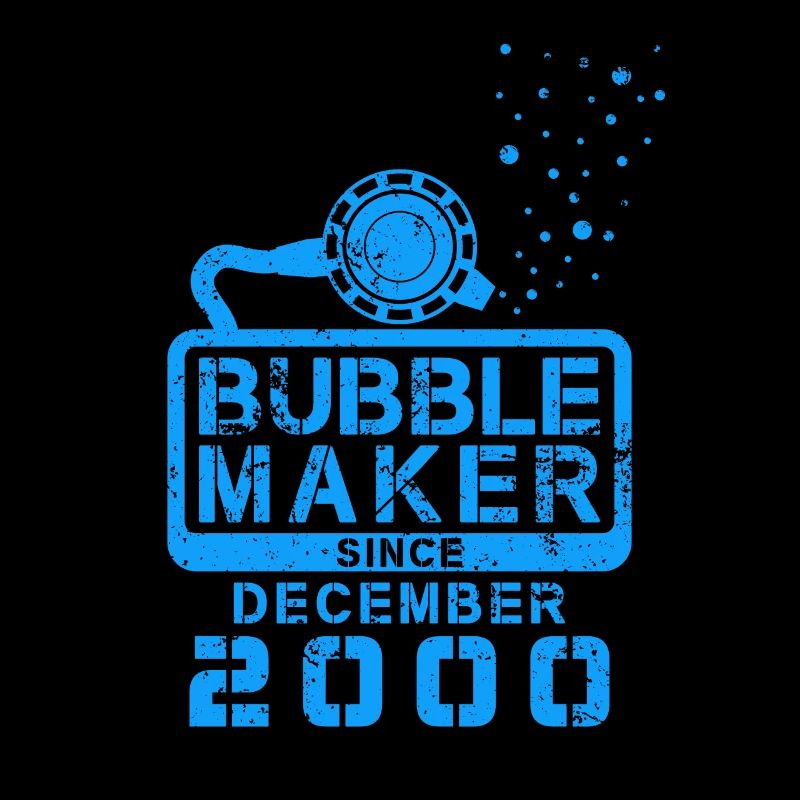 Taucher Geburtstag Bubblemaker seit Dezember 2000
