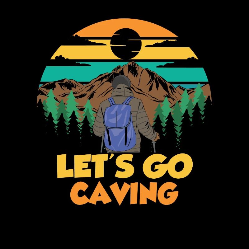 Let's Go Into The Cave Caving Cave