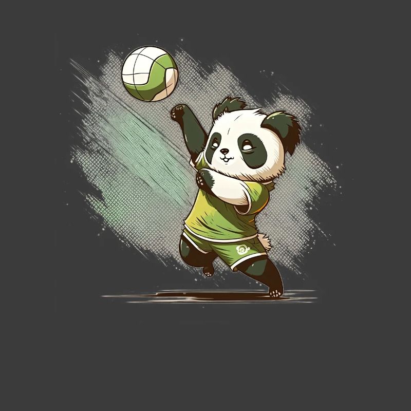 Volleyball Panda Junge Mädchen - Panda beim
