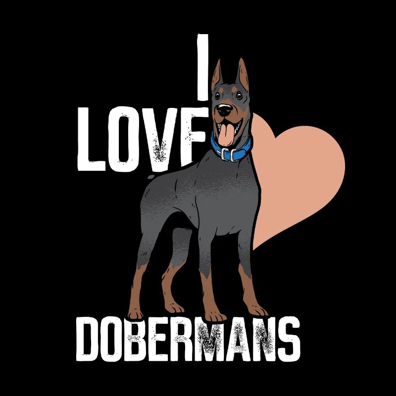 J’aime les dobermans doberman chiens doberman