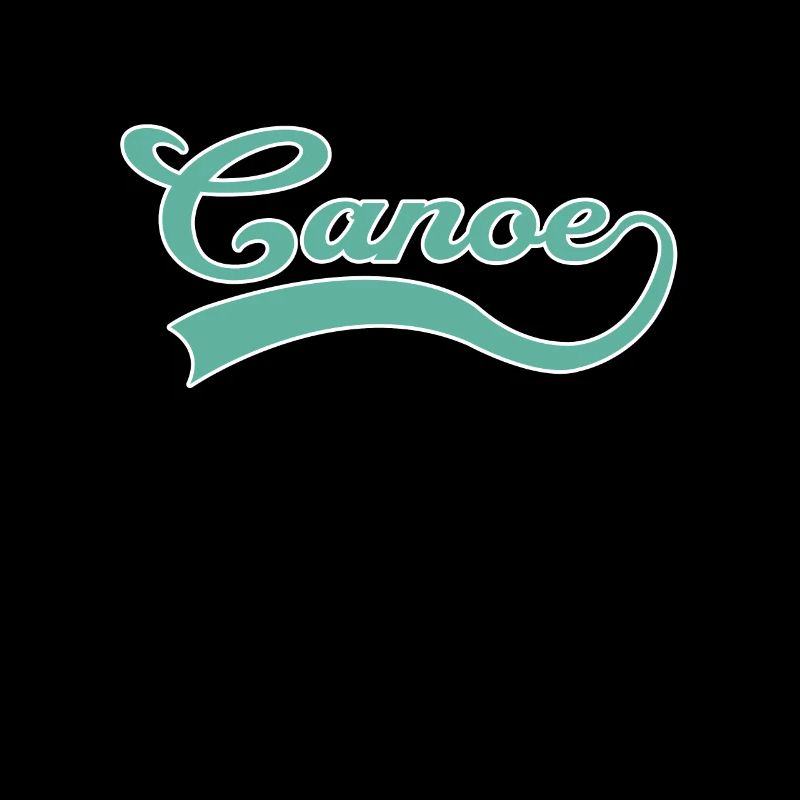 Canoe Canoeing lettering