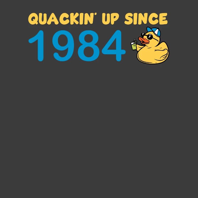 Quietscheentchen Seit 1984 Geburtstagsdesign