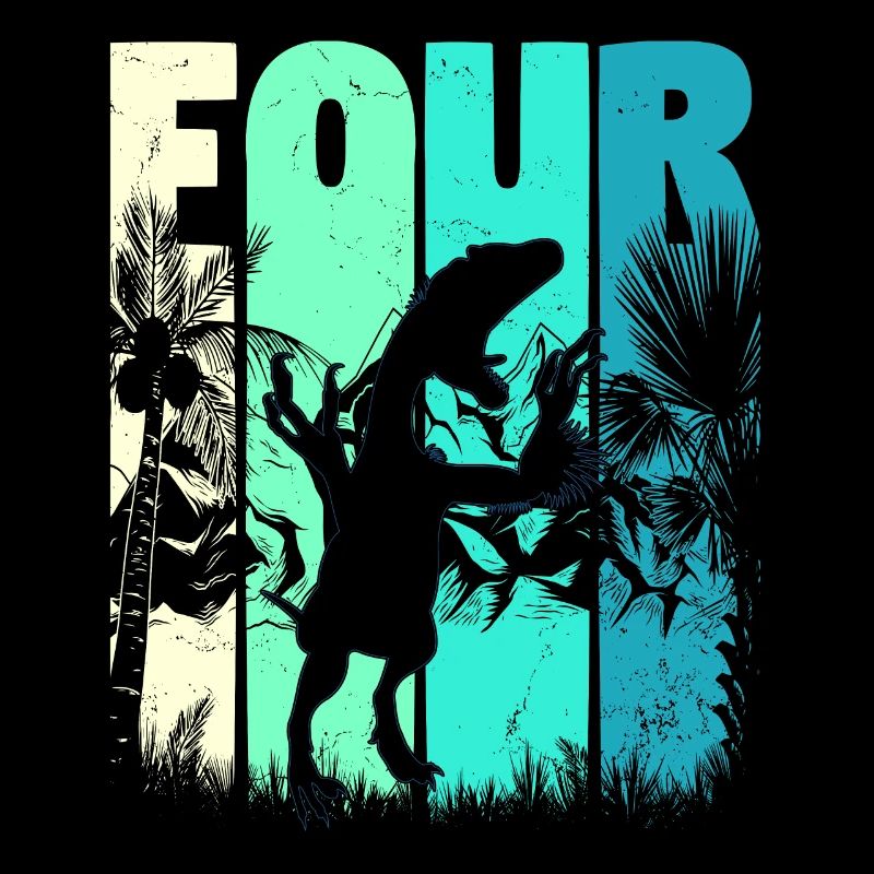 Deinonychus 4 years old boy 4th birthday