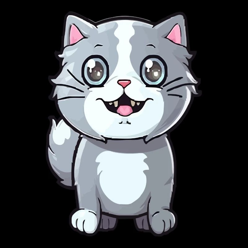 Chaton mignon avec œil de chat pour les propriétaires de chats