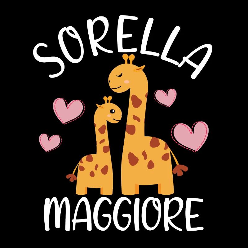 Sorella Maggiore Bambina Per Ragazze Giraffa