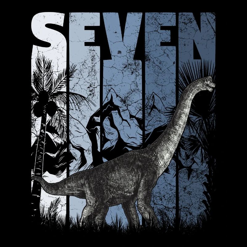 Brachiosaurus 7 years old Dino 7th birthday