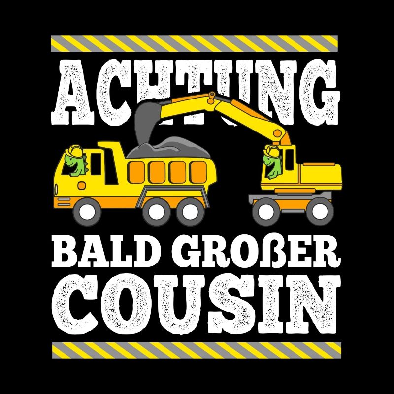 Bagger Kipplaster bald Großer Cousin Werde Großer